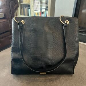 Elegant Black Tote Bag
